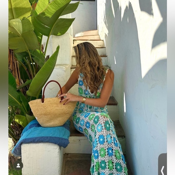 Show me your mumu Vacay crochet maxi dress coverup - Picture 2 of 9